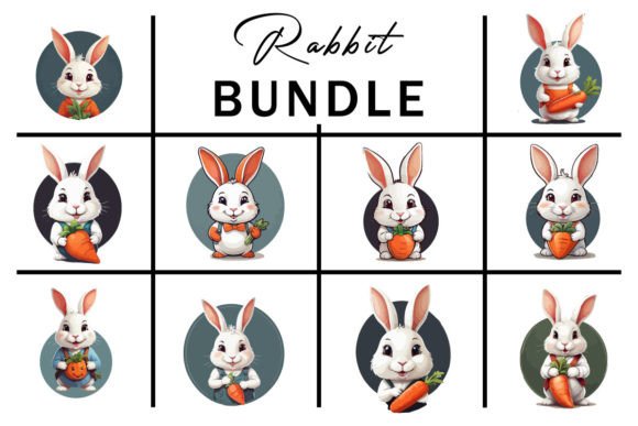 Download Rabbit, Bunny, Easter Day T Shirt Bundle - T shirt bundle Collection