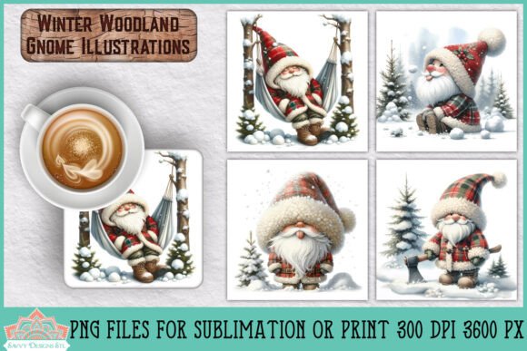 Download Winter Woodland Gnome Illustrations - Illustrations Collection