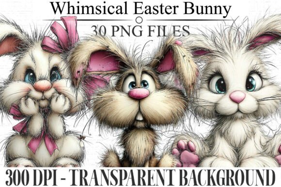 Download Whimsical Easter Bunny PNG Bundle - Easter bunny png bundle Collection